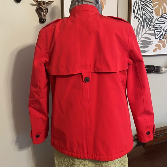 New Women's Barbour Glenrothes Waterproof Jacket Color Red Size 8 - Picture 2 of 8